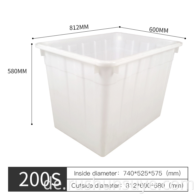 White Custom Plastic Box